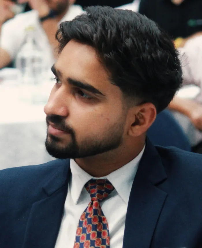 Yogesh Pandey speaking at a leadership event